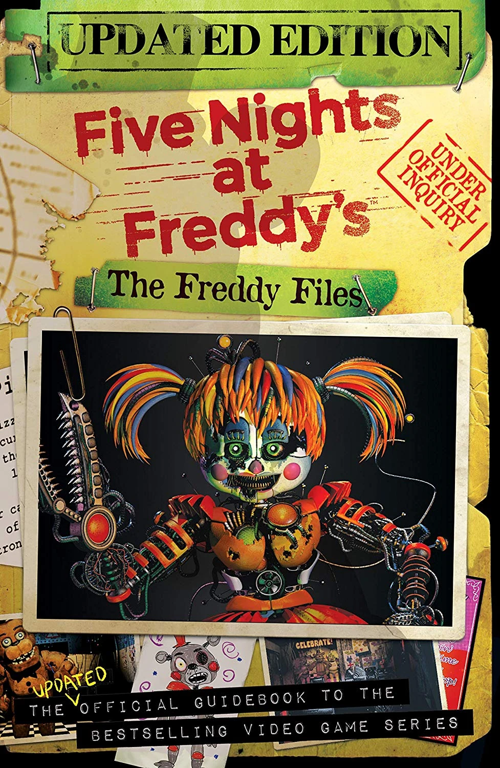 Five Nights at Freddy's The Freddy Files (Updated Edition) Энциклопедия Five Nights at Freddy