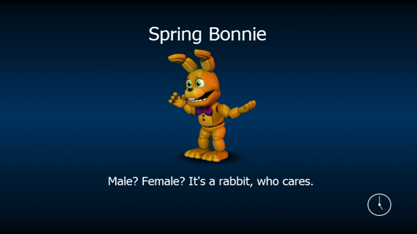 Adventure Spring Bonnie Five Nights at Freddy's World Wikia FANDOM