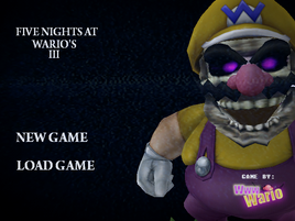 FNaW3 title screen