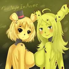 anime animatronics five nights