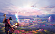 Pyroland sunset