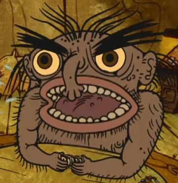 peppermint larry scary face peppermint larry scary face