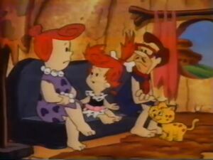 Slaghoople Family from The Flintstone Kids' Just Say No Special