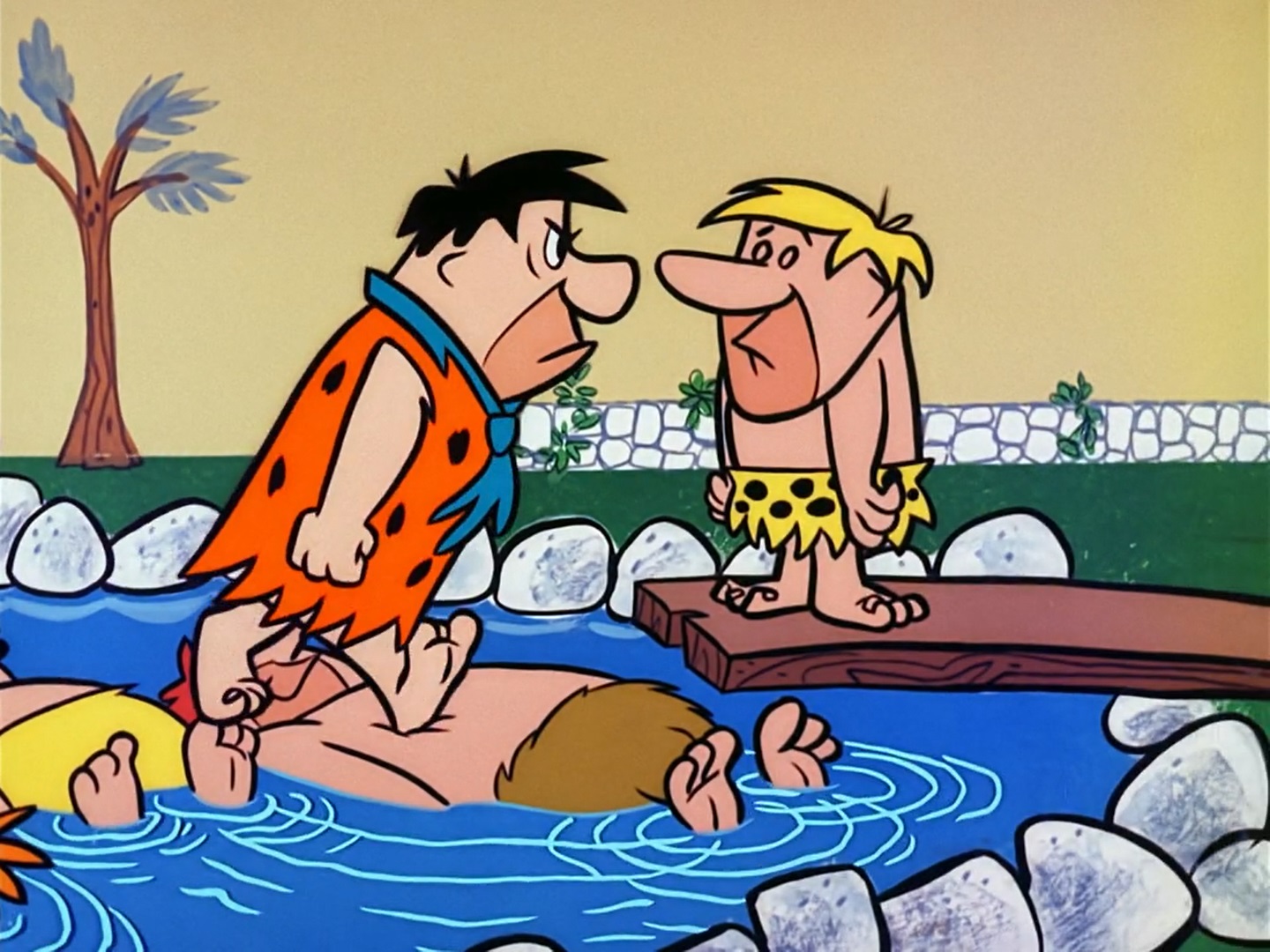 flintstone pool float