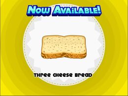 Unlocking three cheese bread