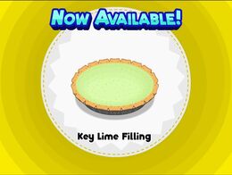 Unlocking key lime filling