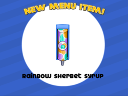 Rainbow Sherbet Syrup