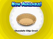 Chocolate Chip Crust