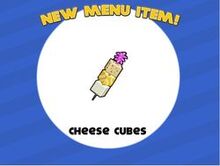 Cheese cubes unlocked