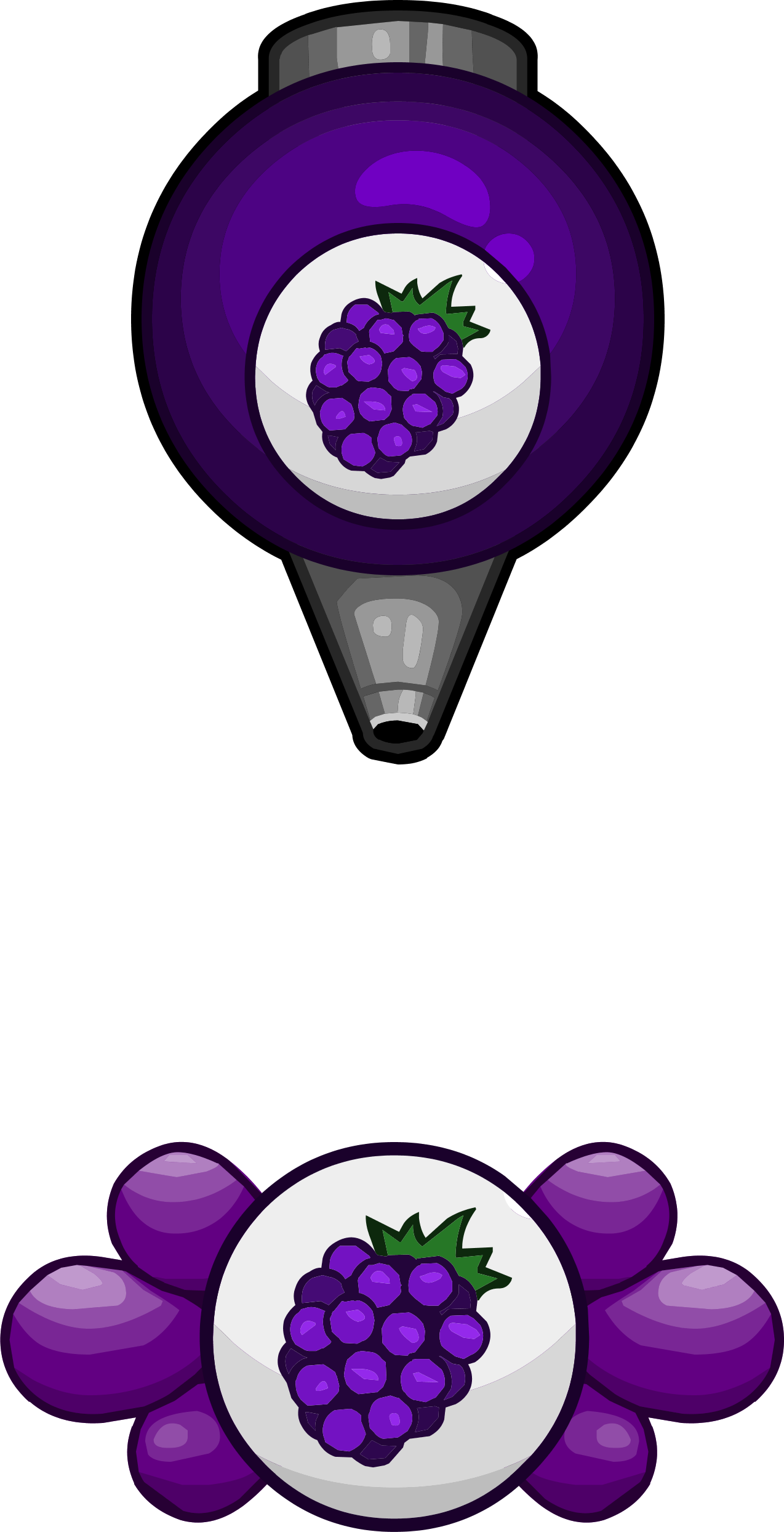 Blackberry Jelly Transparent
