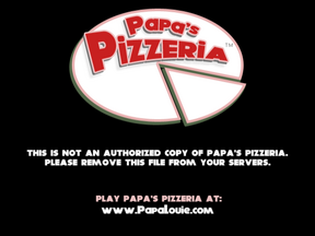 Papa's Pizzeria, No Ads