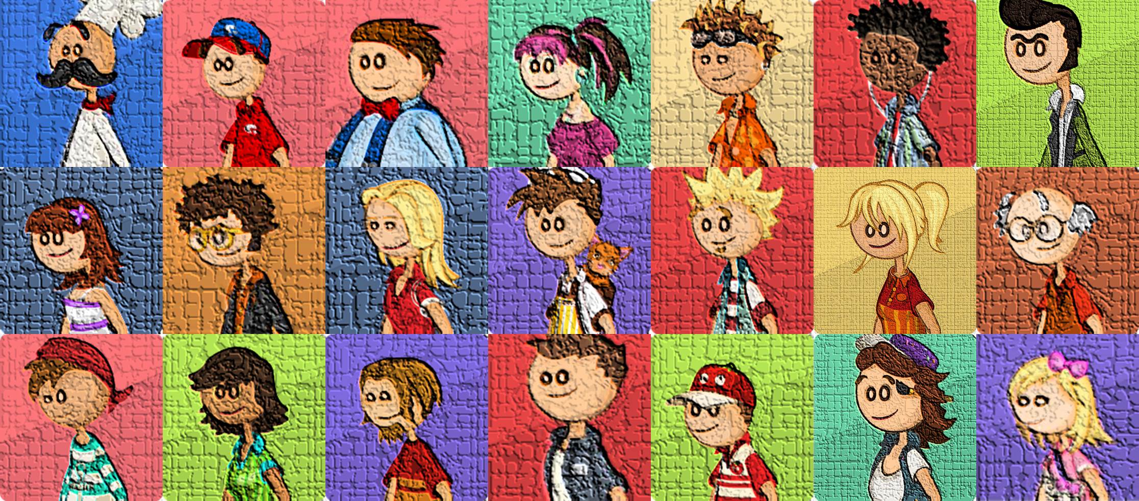 all the characters in papa louie 2