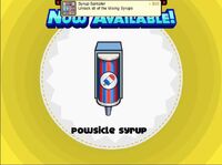 Unlocking powsicle syrup