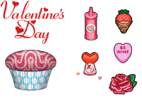 Cupcakeria HD - Valentine's Day Toppings
