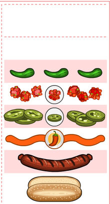 Spicy Sausage Order Ticket