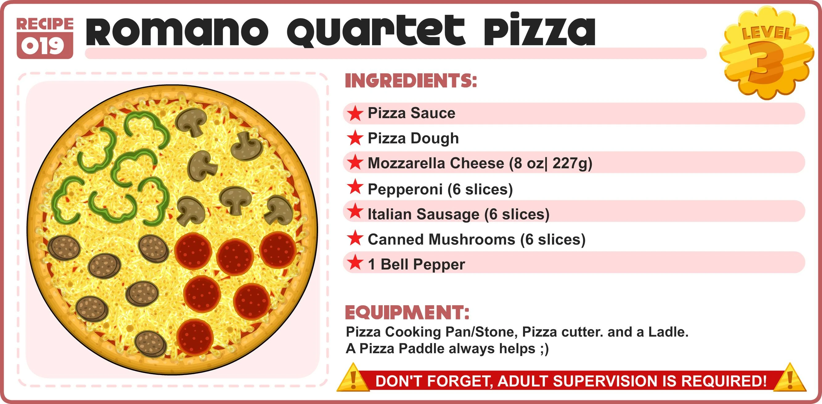 Romano Quartet Pizza Flipline Studios Wiki FANDOM powered by Wikia