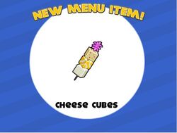 Cheese cubes unlocked