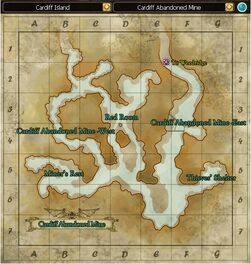 Map of Cardiff Abandoned Mine