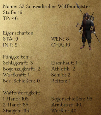 S3 Schwadischer Waffenmeister