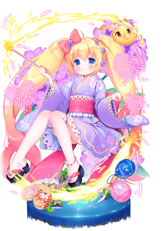 Heliotrope Yukata Flower Knight Girl Wikia Fandom