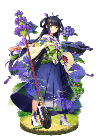 Blue Spiraea Flower Knight Girl Wikia Fandom