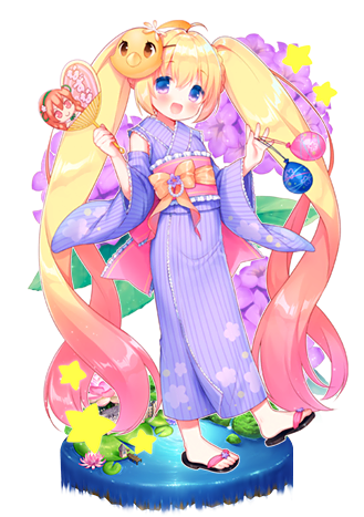 Heliotrope Yukata Flower Knight Girl Wikia Fandom