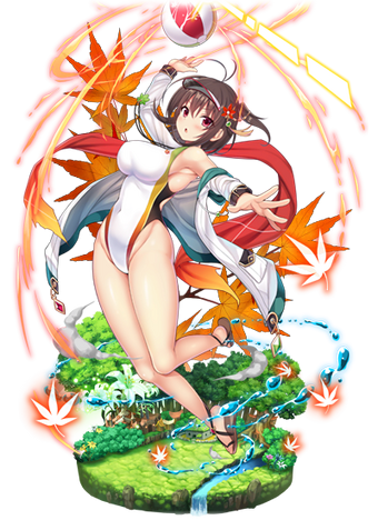 Maple Swimsuit Flower Knight Girl Wikia Fandom