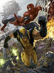 Wolverine spiderman answer 3 xlarge