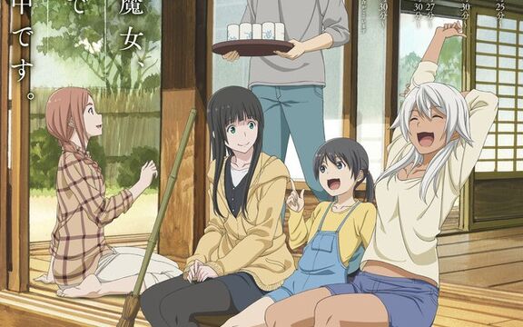 Resultado de imagem para flying witch anime