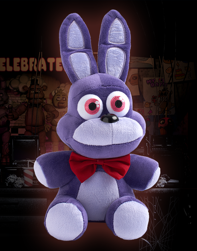 fnaf blacklight bonnie plush