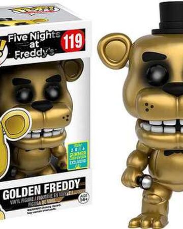 funko pop five nights at freddy's golden freddy