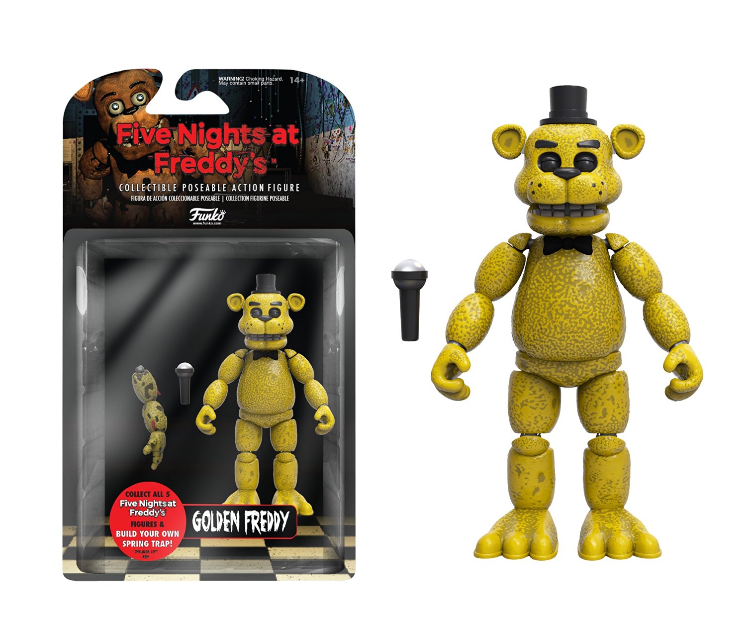 FUNKO Golden Freddy Collectible Action Figure FNaF Merch Wiki