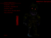 Nightmare Springtrap extra