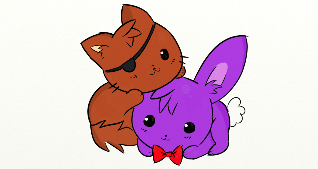 image cute foxy and bonnie by infera27 d8lou0f png five nights