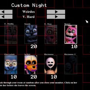 Custom Night Fnaf Sister Location Wikia Fandom
