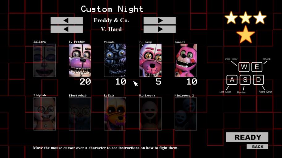 Custom Night Fnaf Sister Location Wikia Fandom - fnaf sister location custom night roblox fnaf sister