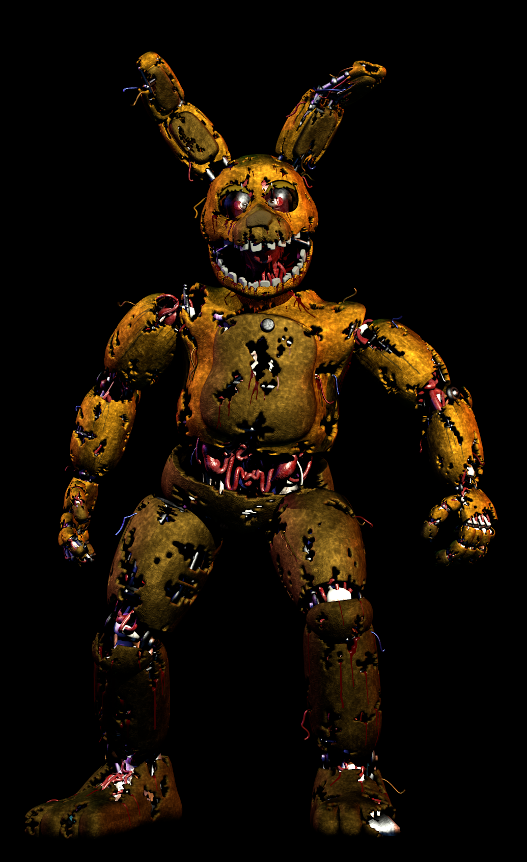 Image - Springtrap (Novel).png | FNaF: The Novel Wiki ...