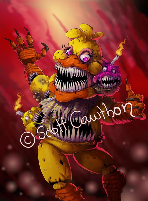 Creepy Chica Fnaf Fanart