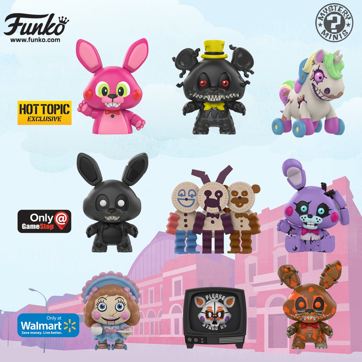 Мини фнаф. ФНАФ игрушки ФАНКО Мистери мини. FNAF Toys Mystery Minis. Фигурки фанка поп ФНАФ Мистери Минис. FNAF ar Мистери Минис.