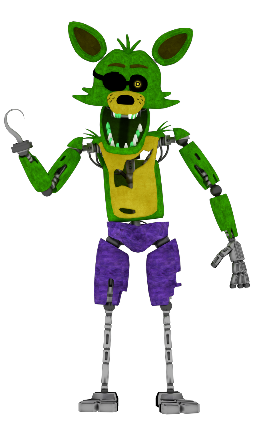 fnaf blacklight foxy