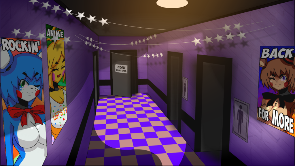 Main Hall Fnia 2 Five Nights In Anime Wikia Fandom Powered By Wikia