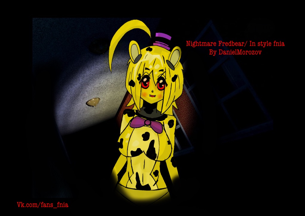 Fnia Fredbear Five Nights At Anime Anime Fnaf Fnia Anime | Images and ...