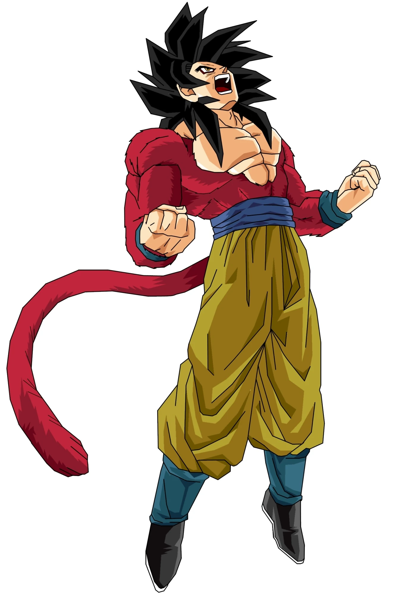 Image - SS4 Goku 2 by dbzataricommunity.jpg | Fight of Characters Wiki
