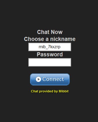 5) Mibbit no account connect