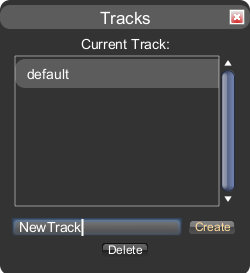 Tracks window