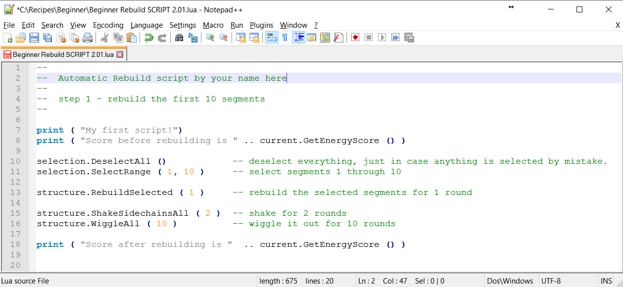 Lua Scripting | Foldit Wiki | Fandom