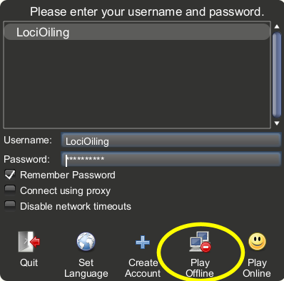Logon play offline