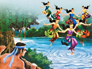 Jaka Tarub and Seven Apsaras Indonesian Folk Tales Wiki Jaka Tarub and Seven Apsaras Indonesian Folk Tales Wiki