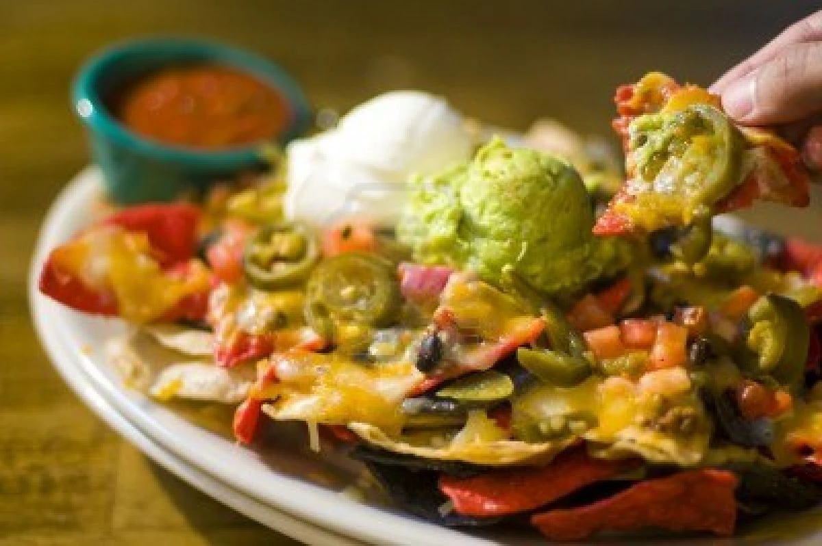 Image 13052663nachoswithcheeseguacamoleandsourcream.jpg Food