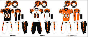 bengals jersey colors